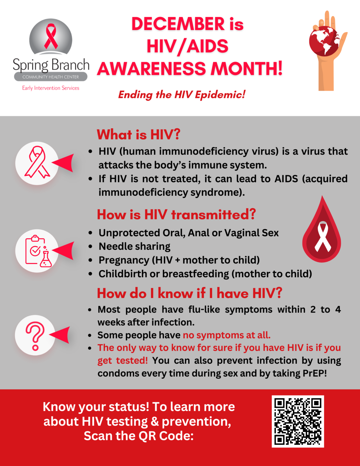 HIV/AIDS Awareness Month – December 2023 - Spring Branch Community ...