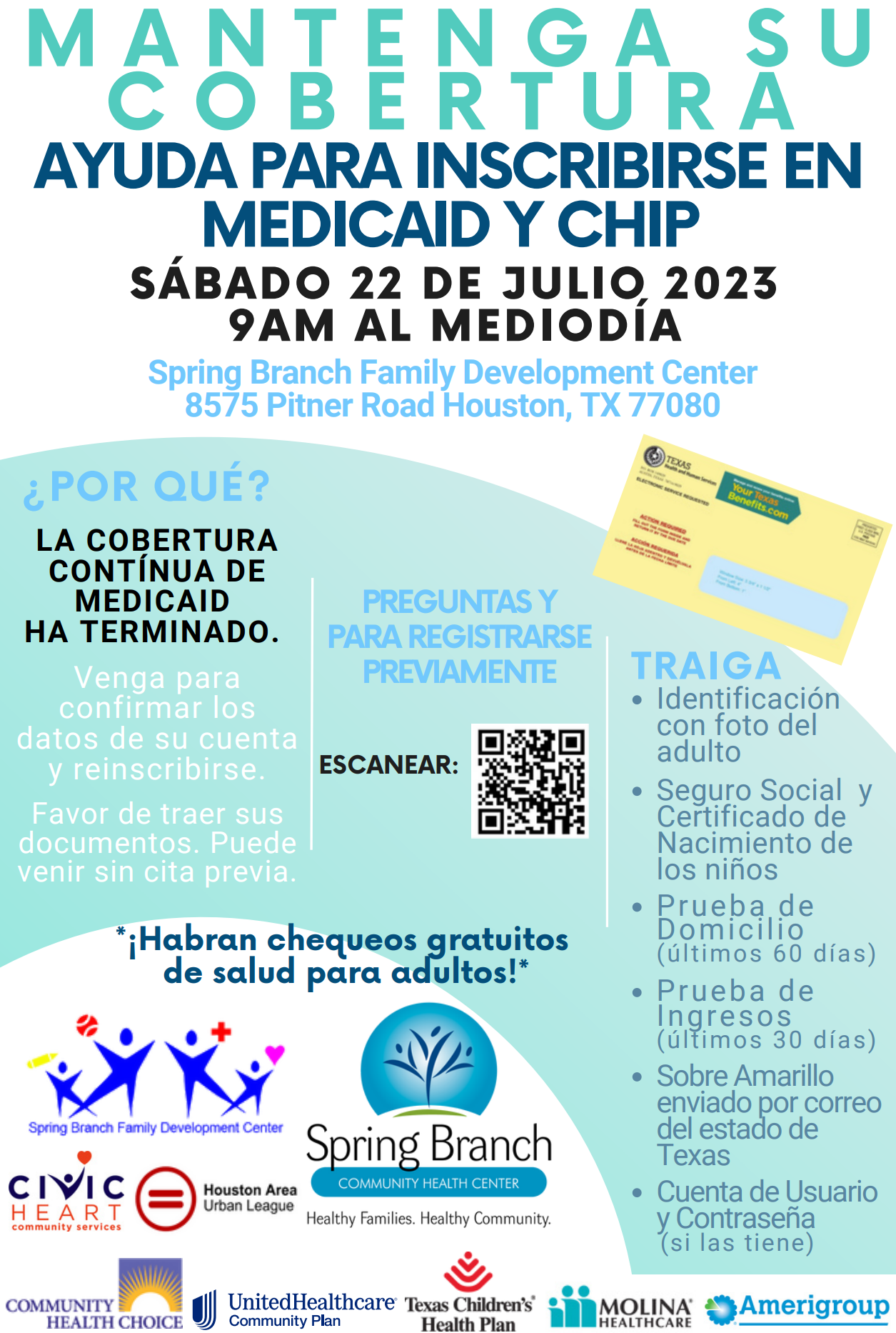 SBFDC Enrollment Event Español